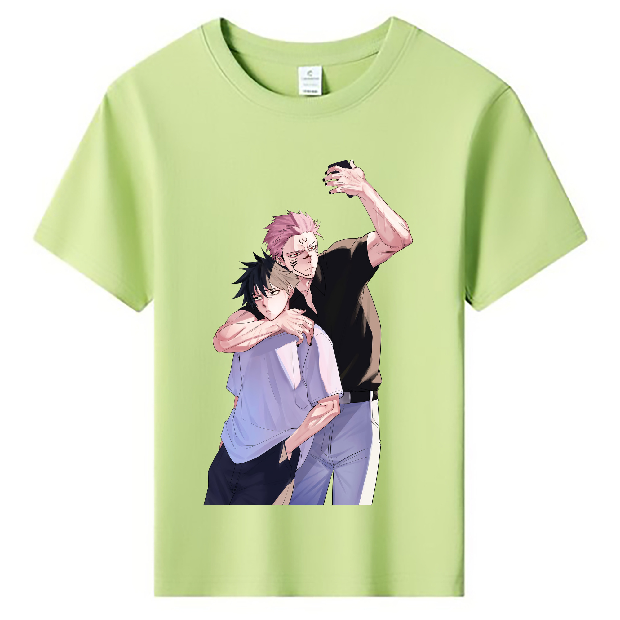 （画像用） 呪術廻戦 Jujutsu Kaisen 綿100％キッズTシャツ（フロントプリント）